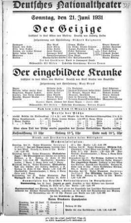 Der eingebildete Kranke