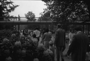 Rekordbesuch im Stadtgarten an Pfingsten 1971
