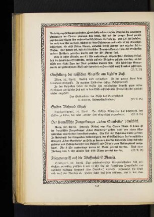 Einstellung der russischen Angriffe am Uzsoker Paß.
