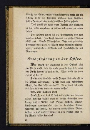 46-49 Kriegführung in der Ostsee (mit Abbildungen)