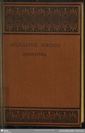 Apollonii Rhodii Argonautica