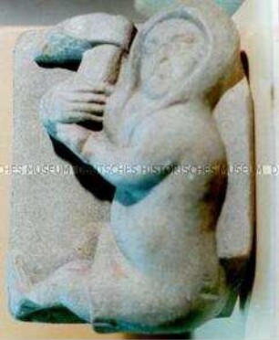 Bergmann im Stollen "Neuke" (Abguss)