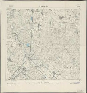 Meßtischblatt 2110 : Schöneweide, 1924 : Schöneweide. - Aufn. 1900, Nachtr. 1924. - 1:25000. - [Berlin]: Reichsamt für Landesaufnahme, 1924. - 1 Kt.