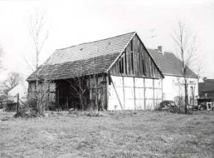 Alte Scheune in Müschen : Ort: Myšyn / Müschen. Alte Scheune