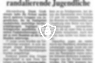 Polizei-Großeinsatz durch randalierende Jugendliche