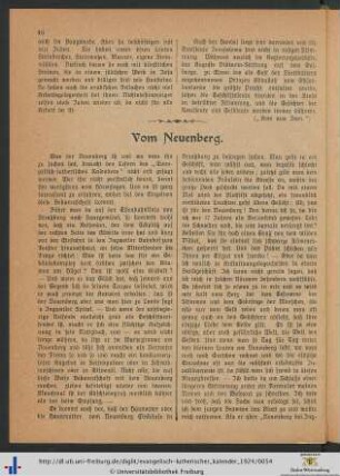 Vom Neuenberg.