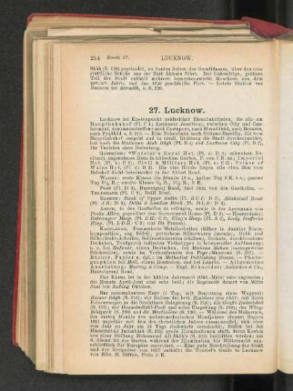 27. Lucknow.