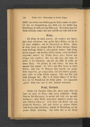 Kropf, Satthals.