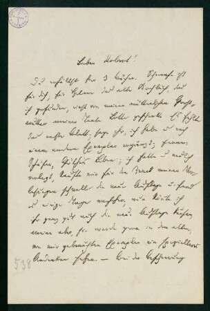 Brief vom 22. Dezember 1879