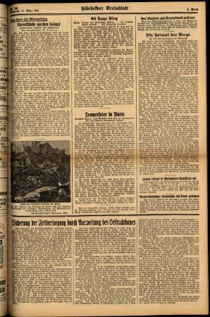 Zweite Ausgabe vom Mittwoch, den 11. März 1942.