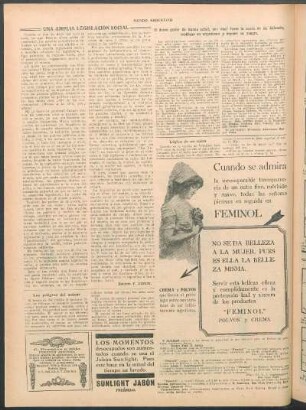 Una amplia legislación social