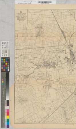 Stadt Düren und Umgebung. Übersichtsplan