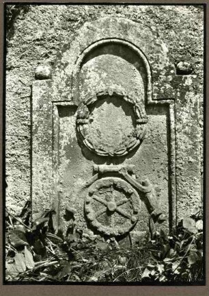 Grabstein eines Müllers um 1700