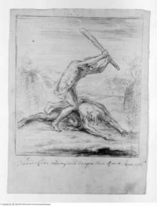 Concorso Accademico 1766, Seconda Classe: Kain tötet Abel (prova ex tempore)