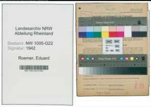 Entnazifizierung Eduard Roemer , geb. 28.03.1887 (Dachdecker)
