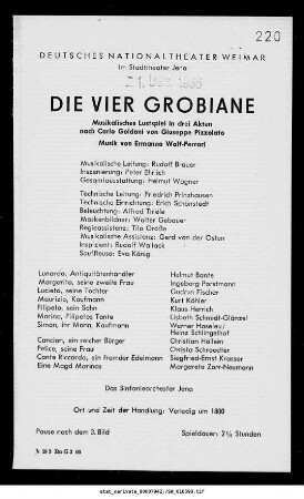 Die vier Grobiane