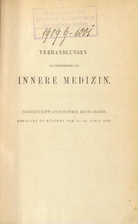 23: München, 23. - 26. April 1906