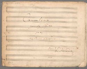 Concertos, Flöte, Orchester, op. 19, arrangiert. - BSB Mus.Schott.Ha 5081-3
