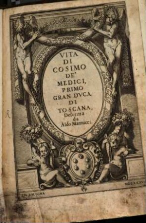 Vita Di Cosimo De'Medici, Primo Gran Dvca Di Toscana