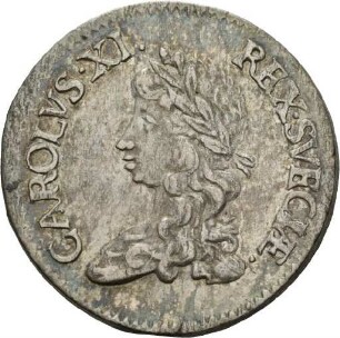 2 Mark des Königs Karl XI. von Schweden, 1670