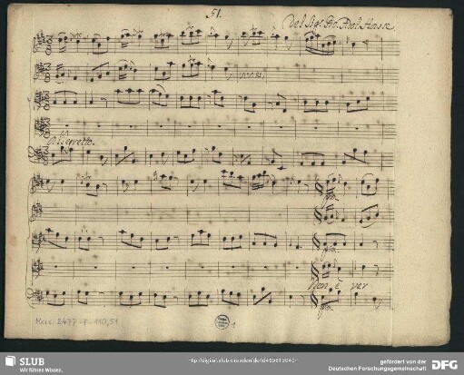 Artaserse. Excerpts - Mus.2477-F-110,51 : A, strings, bc