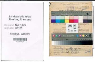 Entnazifizierung Wilhelm Moebus , geb. 08.09.1902 (Spediteur)