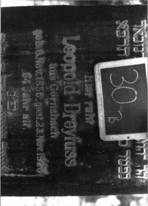 Grabstein 30B