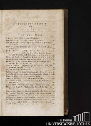 Inhaltsverzeichnis zum dritten Bande.