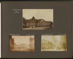 Stadthalle, Kassel; Potsdamer Platz, Berlin-Mitte; Platzhäuschen: Ansichten