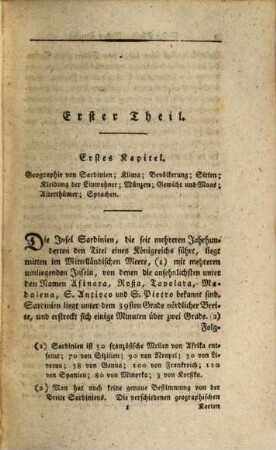 Gemälde von Sardinien, in historischer, politischer, geographischer und naturhistorischer Hinsicht. 1