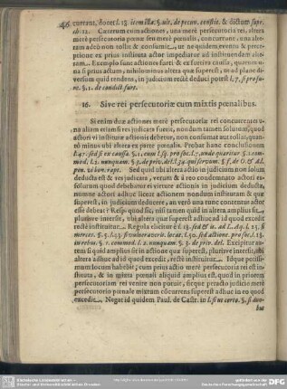 16. Sive rei persecutoriae cum mixtis poenalibus