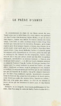 Le frère d'armes