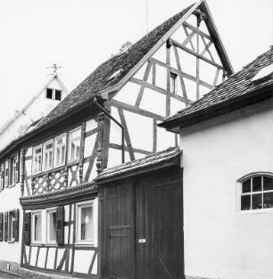 Fachwerkwohnhaus; Seligenstadt, Römerstraße 4