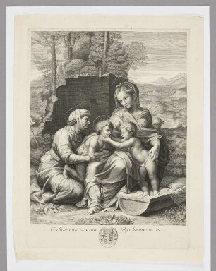 Heilige Familie mit der heiligen Anna und dem heiligen Johannes