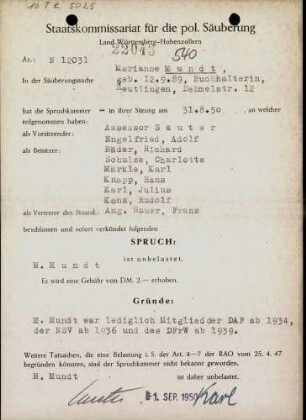 Mundt, Marianne