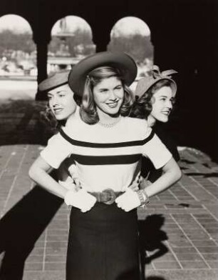 "Four Headed Girl", Modeaufnahme, Modell Janet Stephenson (Harper's Bazaar)