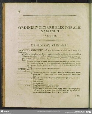 Ordinis Iudiciarii Electoralis Saxonici Pars III