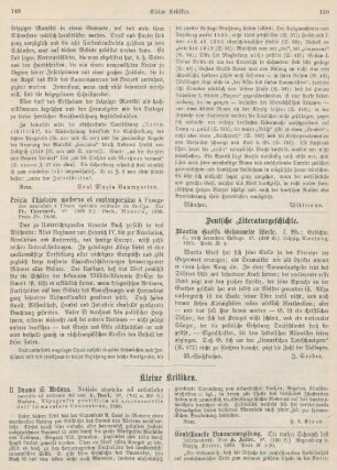149-152 Kleine Kritiken