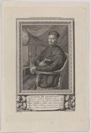 Bildnis des Martin de Azpilcueta