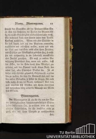 Blumengarten.
