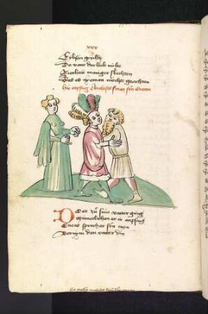 Eneas und die Sibylle treffen Anchises