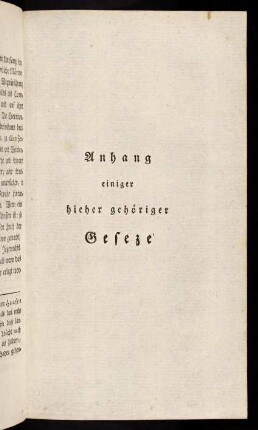 59-200, Anhang einiger hieher gehöriger Geseze.