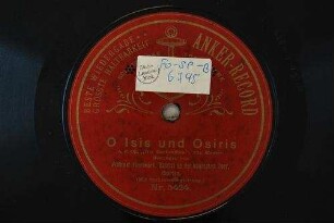 O Isis und Osiris : a. d. Op. "Die Zauberflöte" / von Mozart