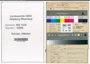 Entnazifizierung Wilhelm Schnier , geb. 23.04.1905 (Beamter)