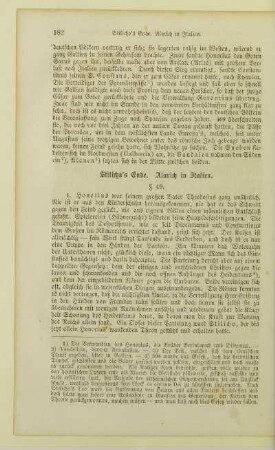 49. Stilicho's Ende. Alarich in Italien