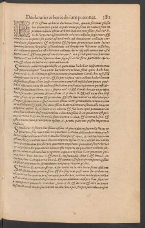 Declaratio arboris de iure patronat.