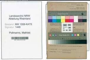 Entnazifizierung Mathias Pollmanns , geb. 03.12.1883 (Gastwirt)