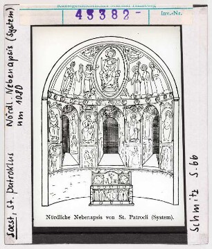 Soest: St. Patroklus (Sankt-Patrokli-Dom): Nördliches Seitenschiff, Apis, System