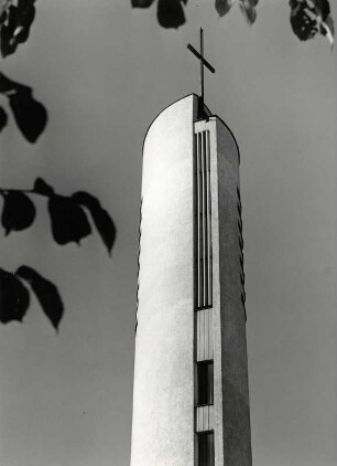 Moderner Kirchturm in Dornbirn