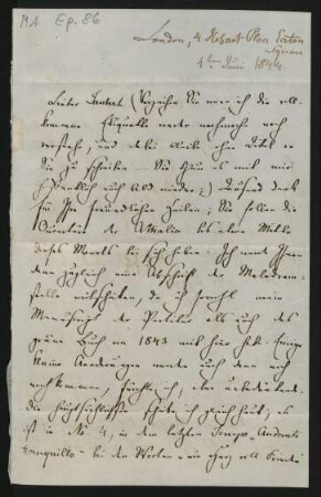 Brief an Wilhelm Taubert : 04.06.1844